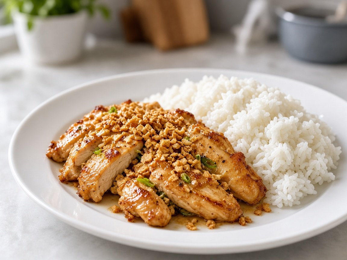 Garlic Chicken Rice